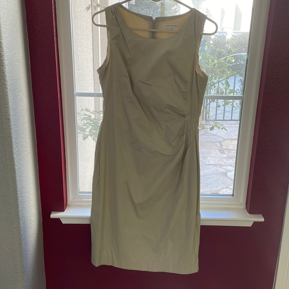 banana republic stretch size 6 canvas great quality dress